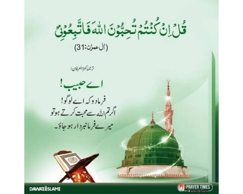حضور کی محبت